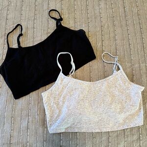 Aerie Crop Tank Top Built in Bra XL